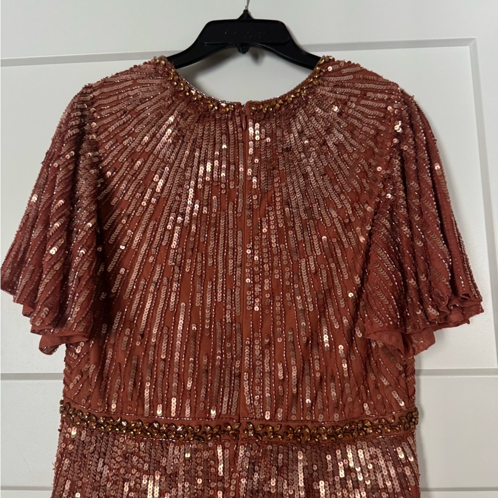 Mac Duggal Copper Evening Gown - Picture 5 of 9